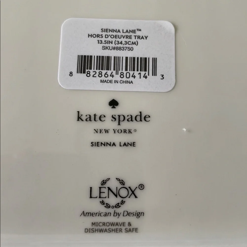 Kate Spade Sienna Lane Hors d’oeuvre Tray